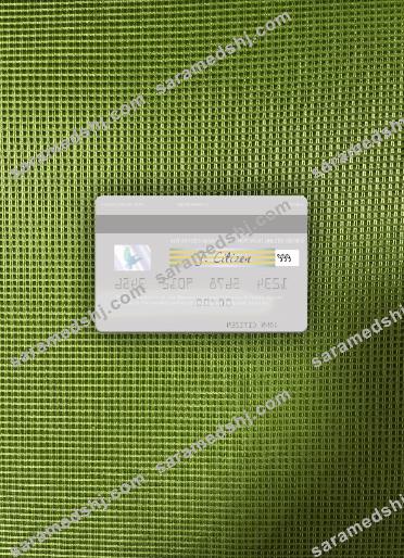 Uruguay Banque Heritage visa debit card photolook back